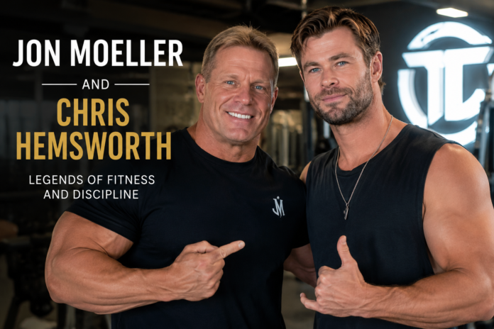 Jon Moeller and Chris Hemsworth