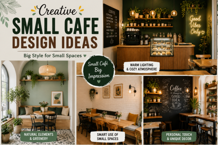 Creative Small Cafe Design Ideas