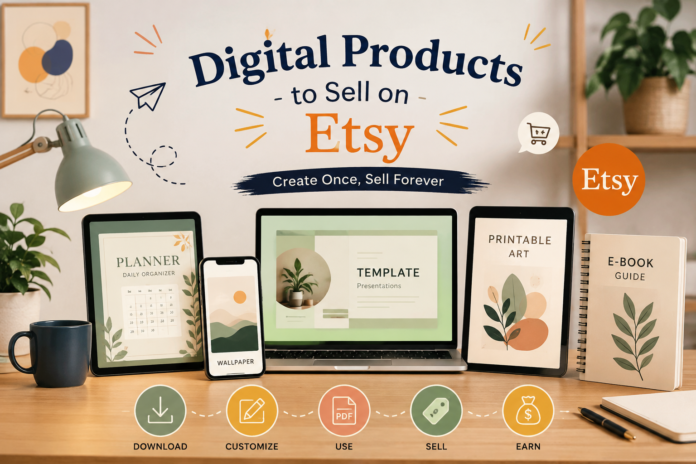 Digital Products to Sell on Etsy