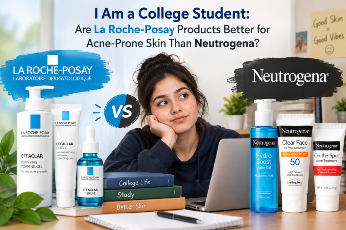 I Am a College Student: Are La Roche-Posay Products Better for Acne-Prone Skin Than Neutrogena?