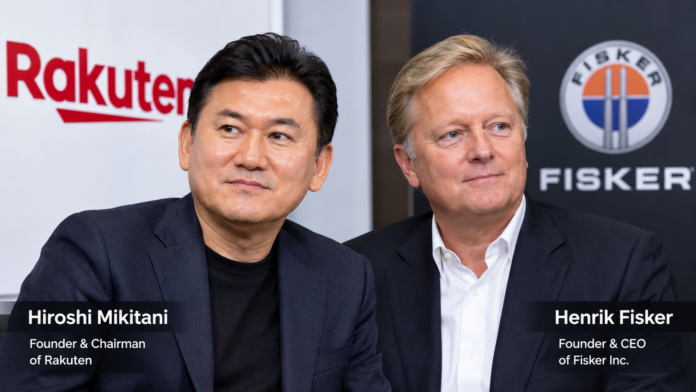 Hiroshi Mikitani and Henrik Fisker