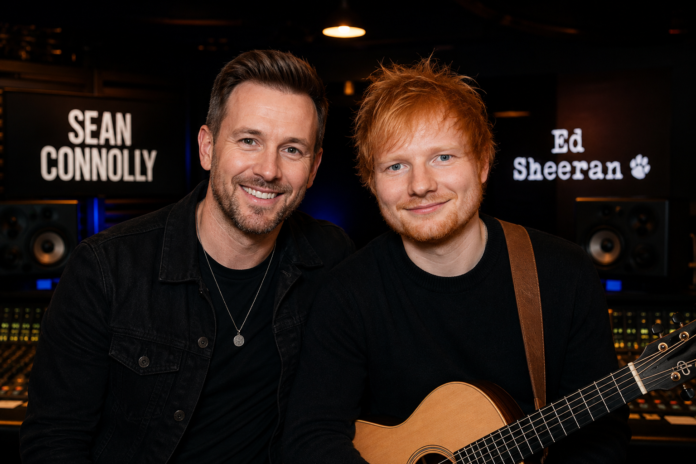 Sean Connolly and Ed Sheeran