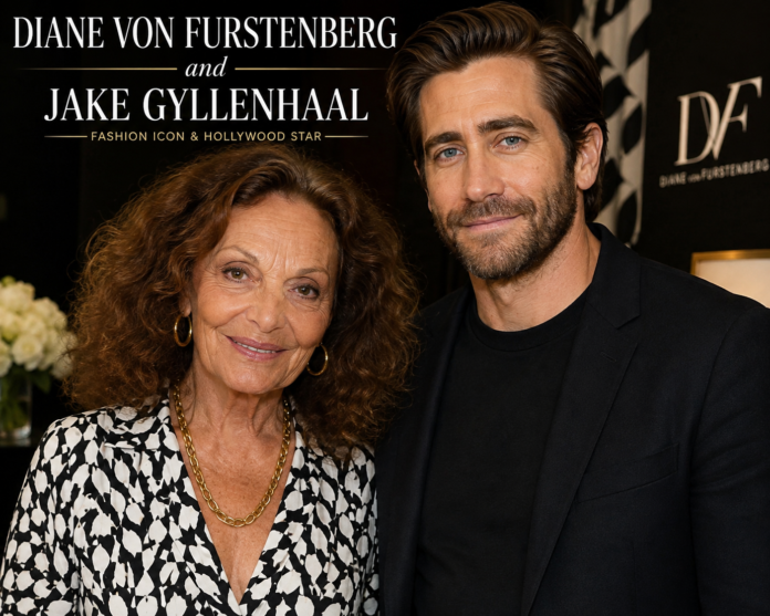 Diane von Furstenberg and Jake Gyllenhaal