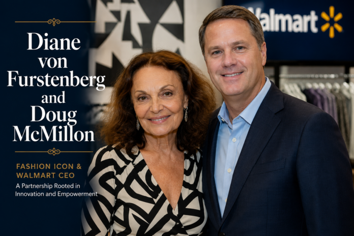 Diane von Furstenberg and Doug McMillon