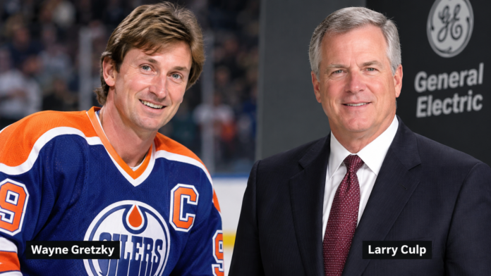 Wayne Gretzky and Larry Culp