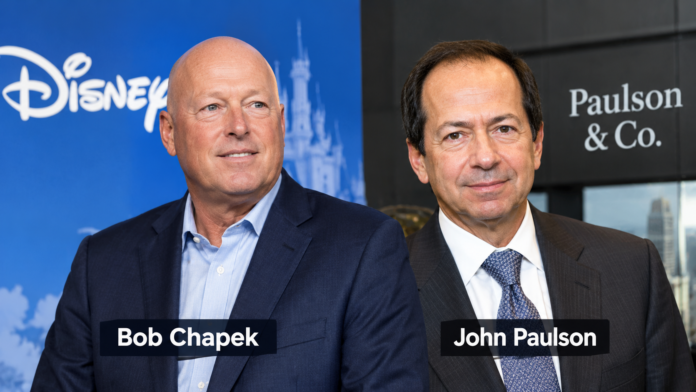 Bob Chapek and John Paulson
