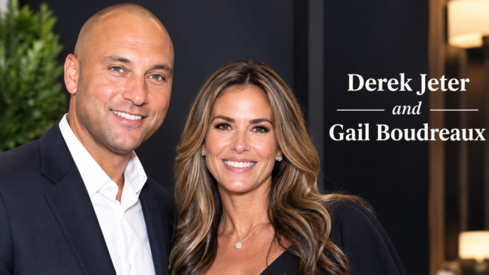 Derek Jeter and Gail Boudreaux