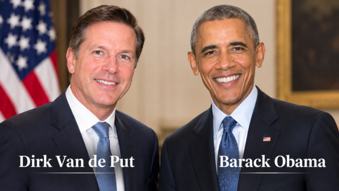 Dirk Van de Put and Barack Obama