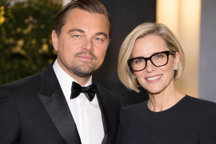 Leonardo DiCaprio and Emma Walmsley