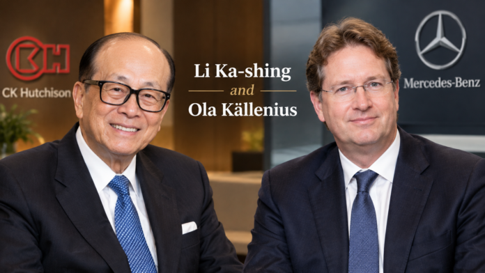 Li Ka-shing and Ola Källenius