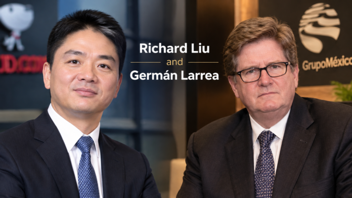 Richard Liu and Germán Larrea