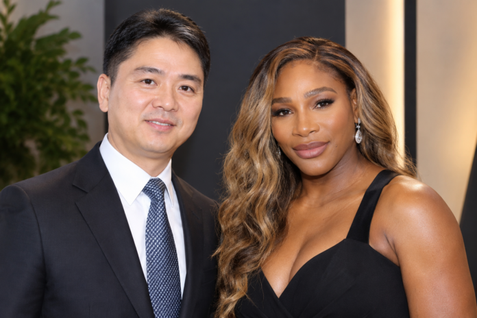 Richard Liu and Serena Williams