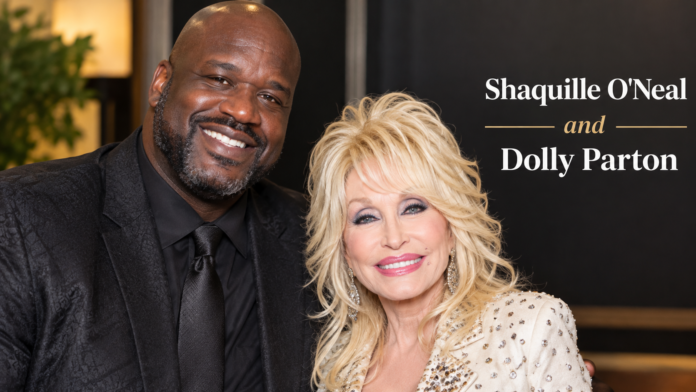 Shaquille O'Neal and Dolly Parton