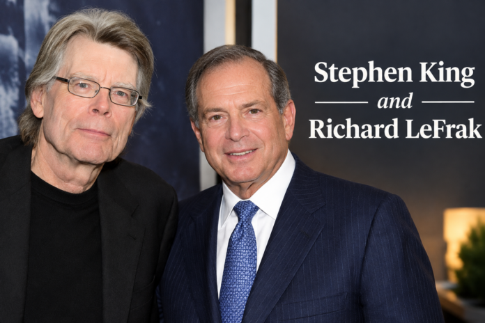 Stephen King and Richard LeFrak