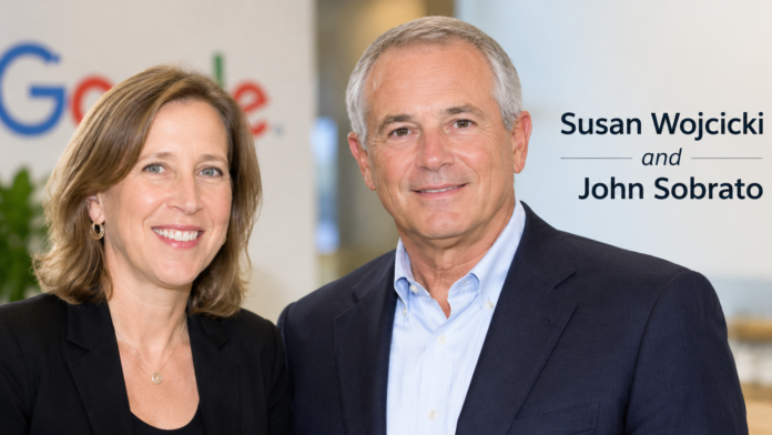 Susan Wojcicki and John Sobrato